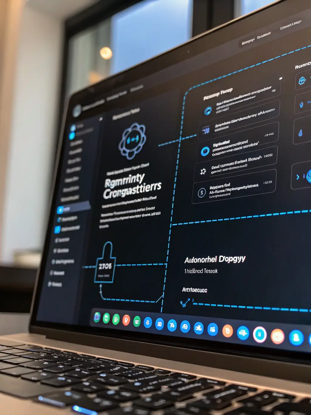 A developer dashboard showing deployment pipelines and container orchestration, representing FossDevOps's Managed DevOps Solutions.